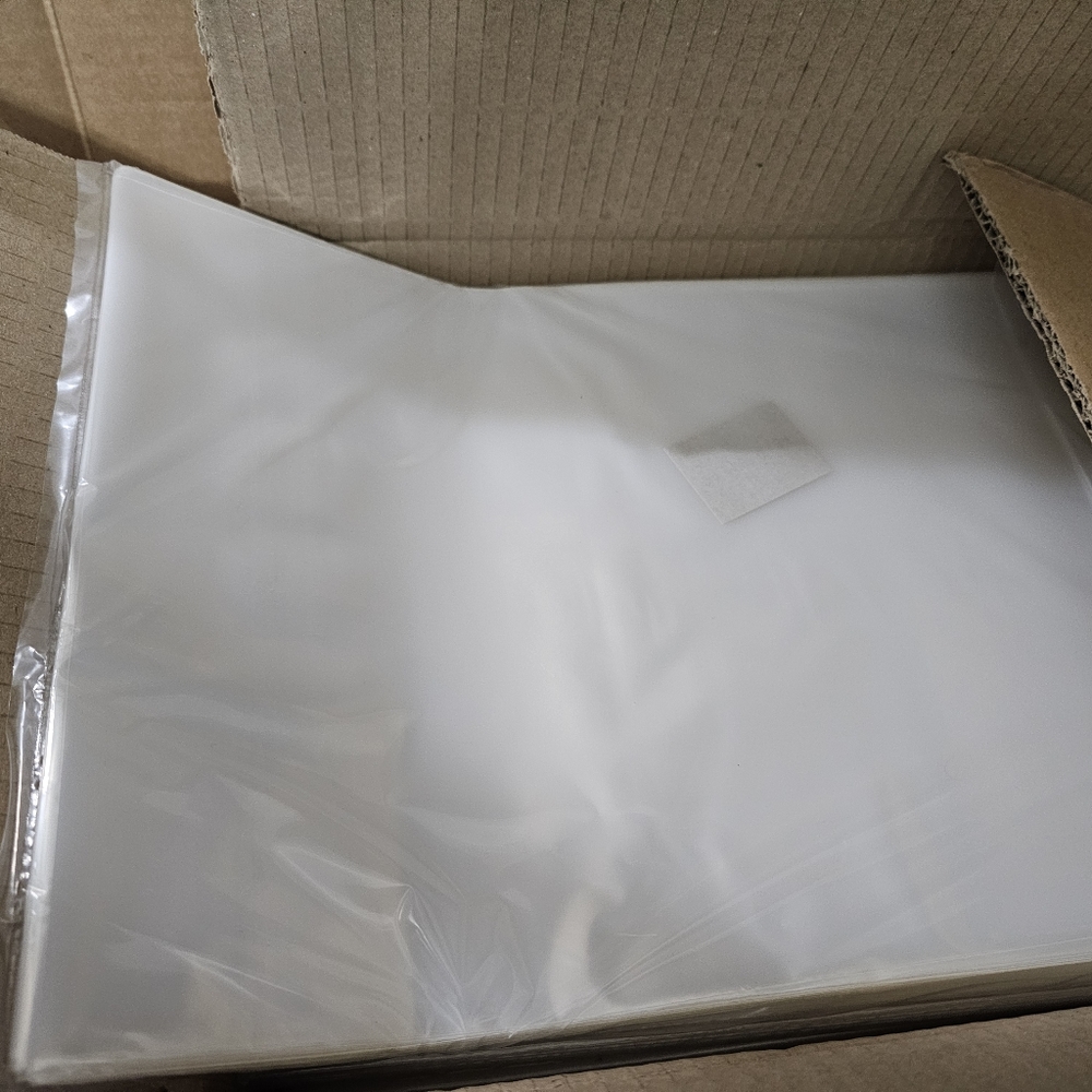 100 Count 10x14 poly bags 2mil Clear  Sturdy Packaging Flat Poly Plastic Bag - Picture 6 of 8